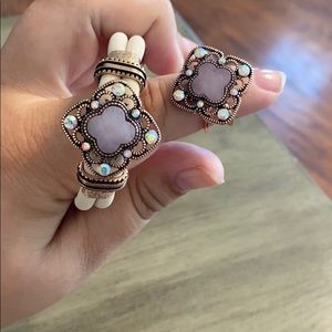 Laura Janelle matching bracelet and ring!